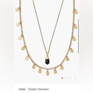 Kendra Scott Freida vintage multi strand necklace
